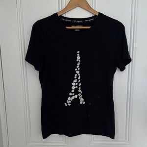 Karl Lagerfeld Paris Women's Eiffel Tower T-shirt